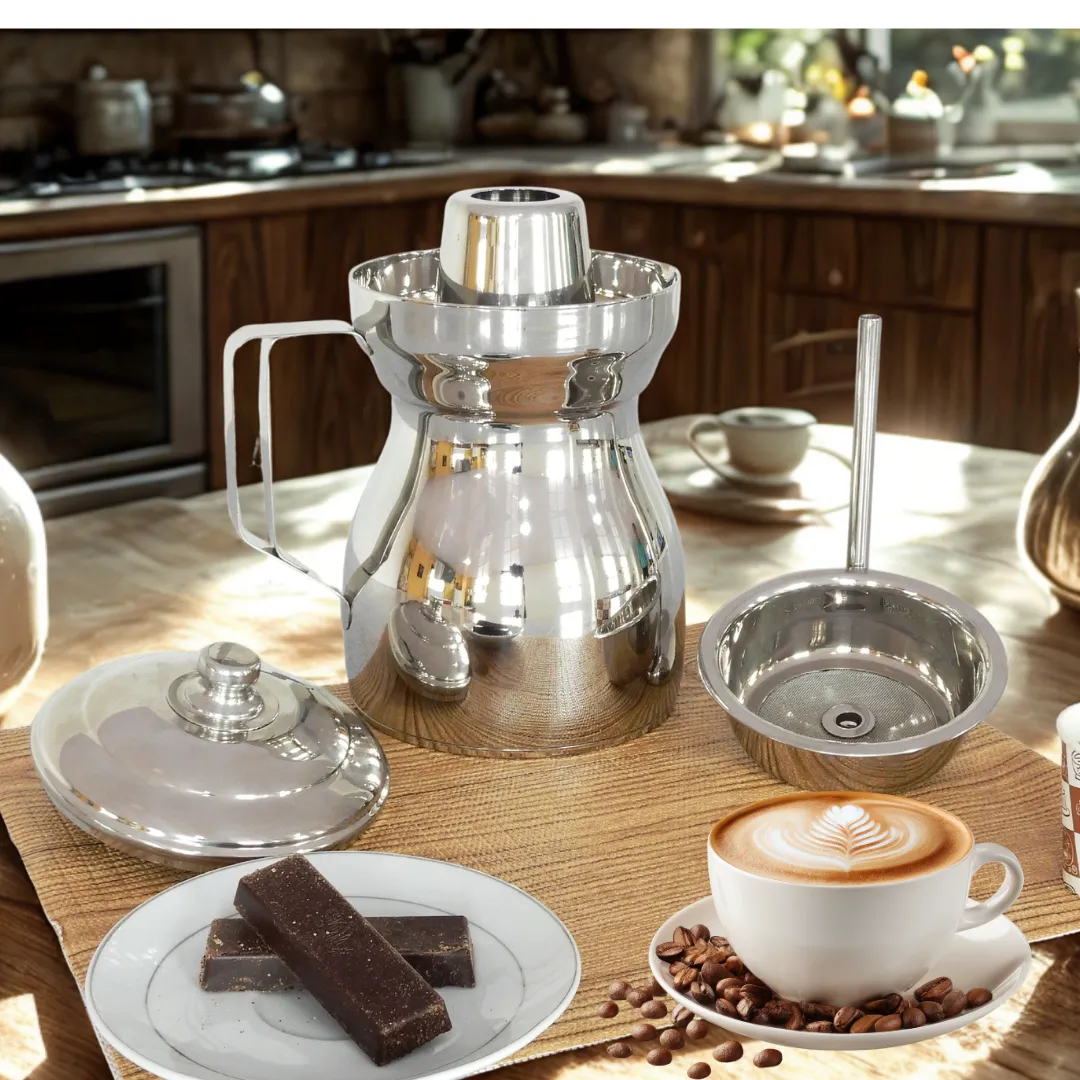 Cafetera Multiusos 2 Litros | Cocina Saludable de Acero Inoxidable Quirúrgico ISALUE